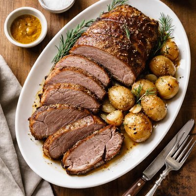 Roasted veal