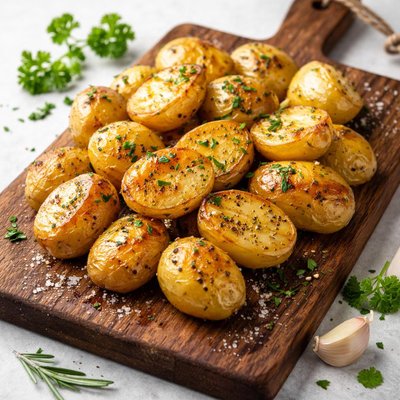 Roasted yellow potato