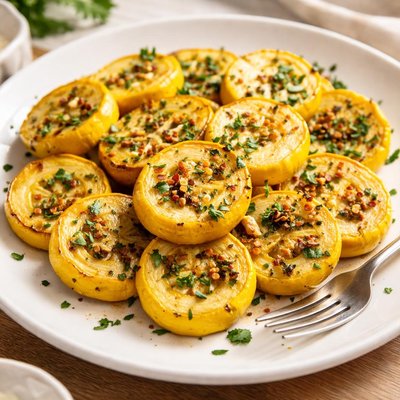 Roasted yellow squash