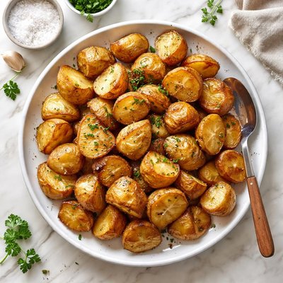 Roasted yukon potatoes