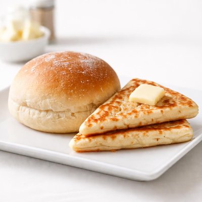 Roll and potato scone