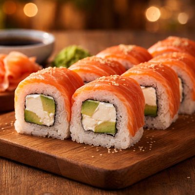 Roll salmon philadelphia