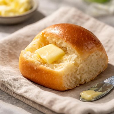 Roll with butter