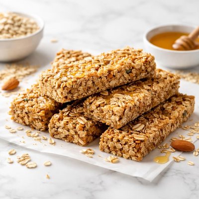 Rolled oats granola bars