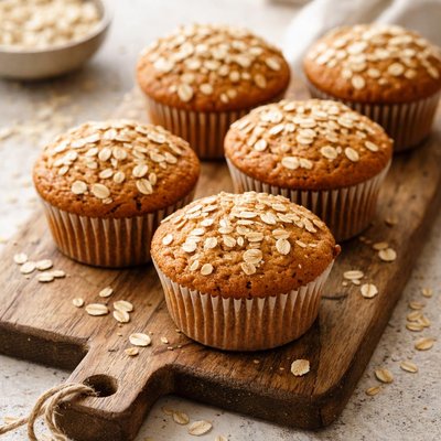 Rolled oats muffin