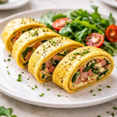 Rolled omelette