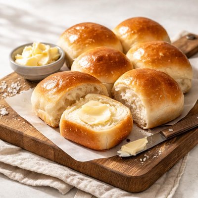 Rolls with butter