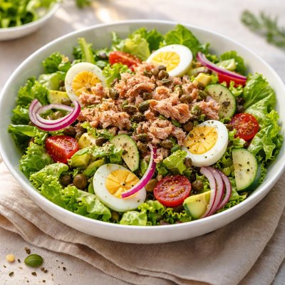Romaine tuna salad