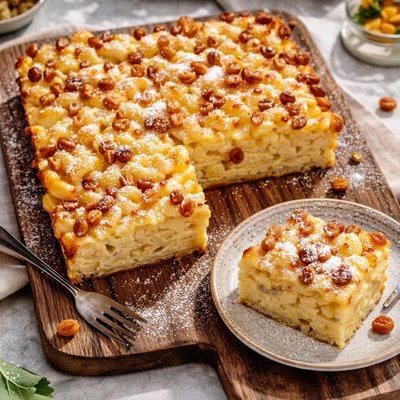 Romanian sweet macaroni bake