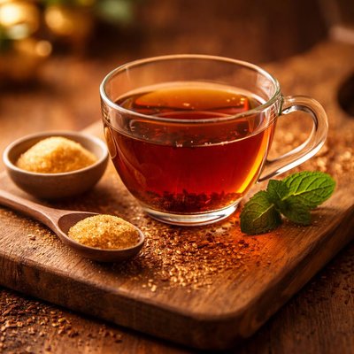 Rooibos tea with sweetner