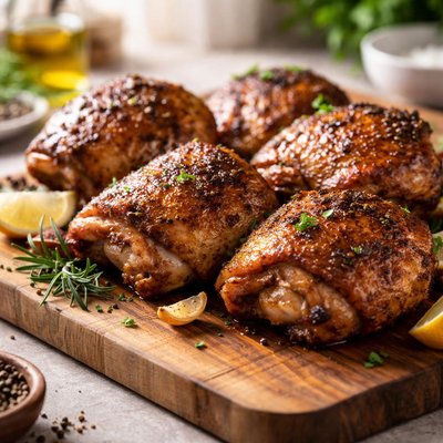 Rotessiere chicken thigh