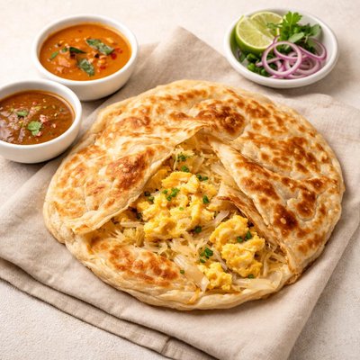 Roti canai telur bawang