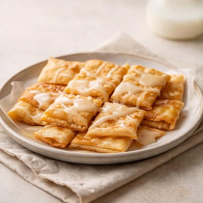 Roti with condensed milk