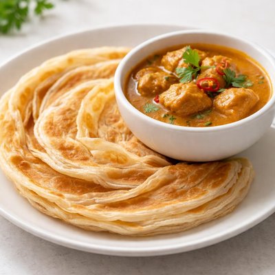 Roti with curry