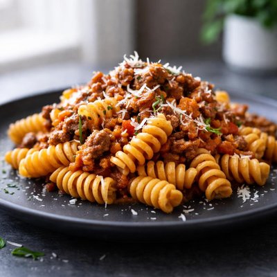 Rotini bolognese