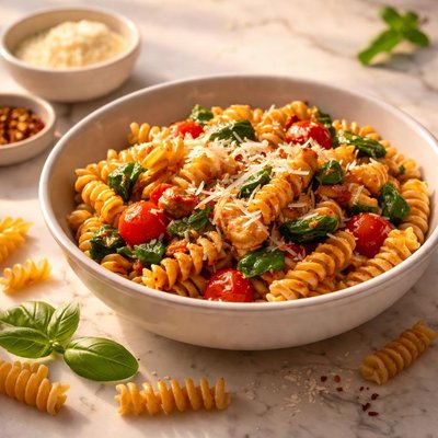 Rotini protein pasta