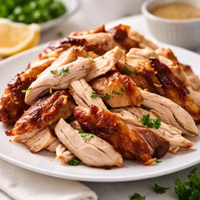 Rotisserie chicken meat