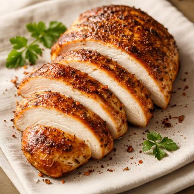 Rotisserie style chicken breast