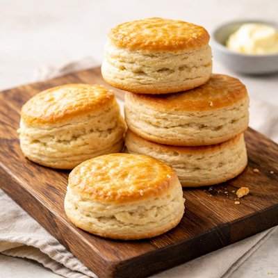 Round biscuit