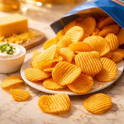 Ruffles sour cream and cheddar