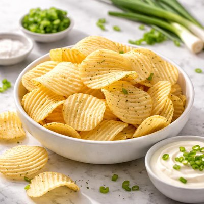 Ruffles sour cream and onion chips