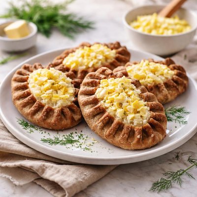 Rukiinen karjalanpiirakka