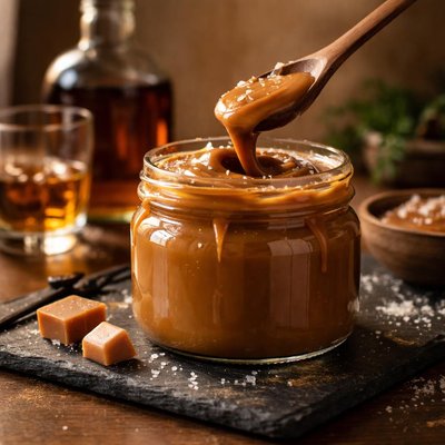 Rum infused dulce de leche