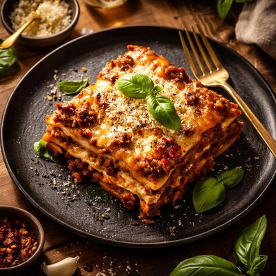 Run fast eat slow lasagna