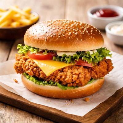 Rustlers fried chicken sandwich