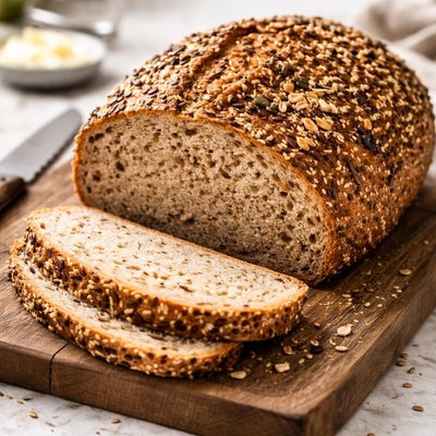 Rye and mixed seed sourdough