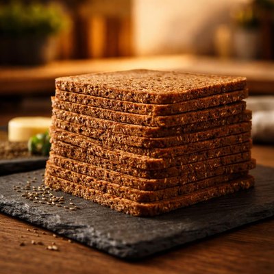 Rye bread thin slice