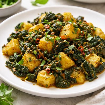 Saag aloo
