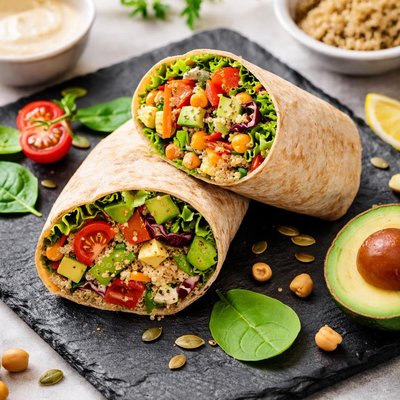Salad stop veggie wrap