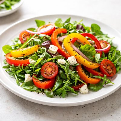 Salad with bell peppers