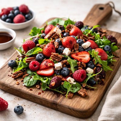 Salad with berries