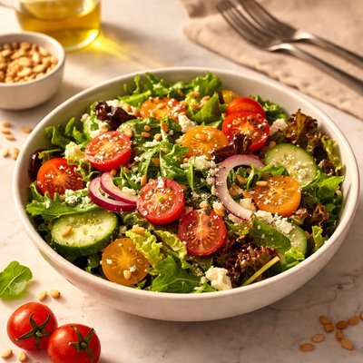 Salad with cherry tomatoes