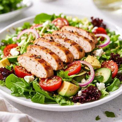Salad with chicken