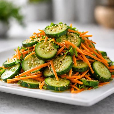 黄瓜胡萝卜沙拉