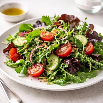 Insalata con verdure miste baby