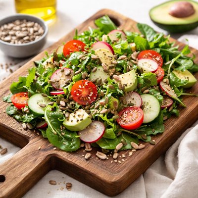 Salad with seeds