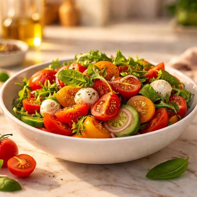 Salad with tomato