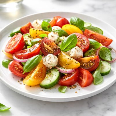 Salad with tomatoes