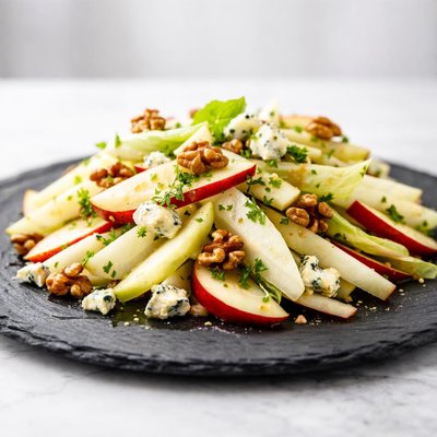 Ensalada de endivias con manzana y nueces