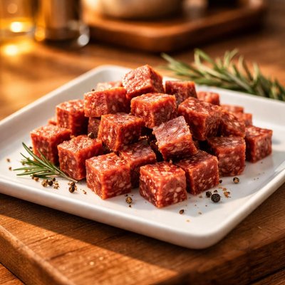 Salami cubes