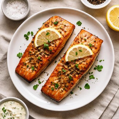 Salmon air fryer