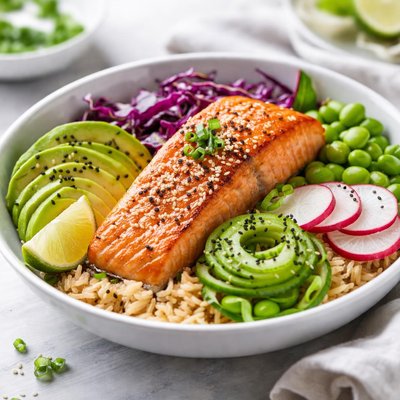 Salmon bowl