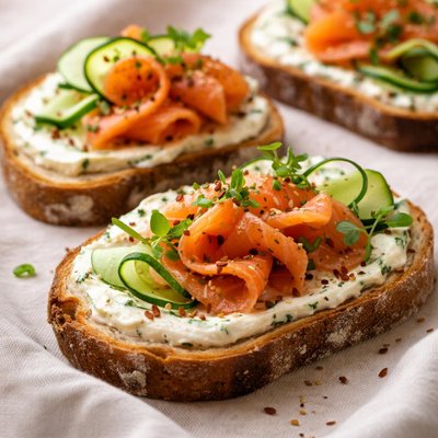 Salmon bread