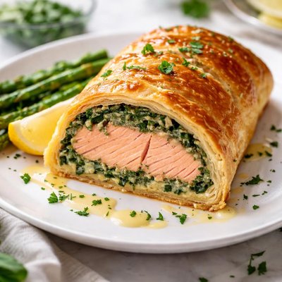 Salmon en croute