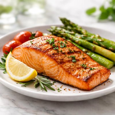 Salmon grilled