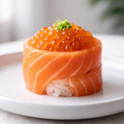 Salmon ikura cup